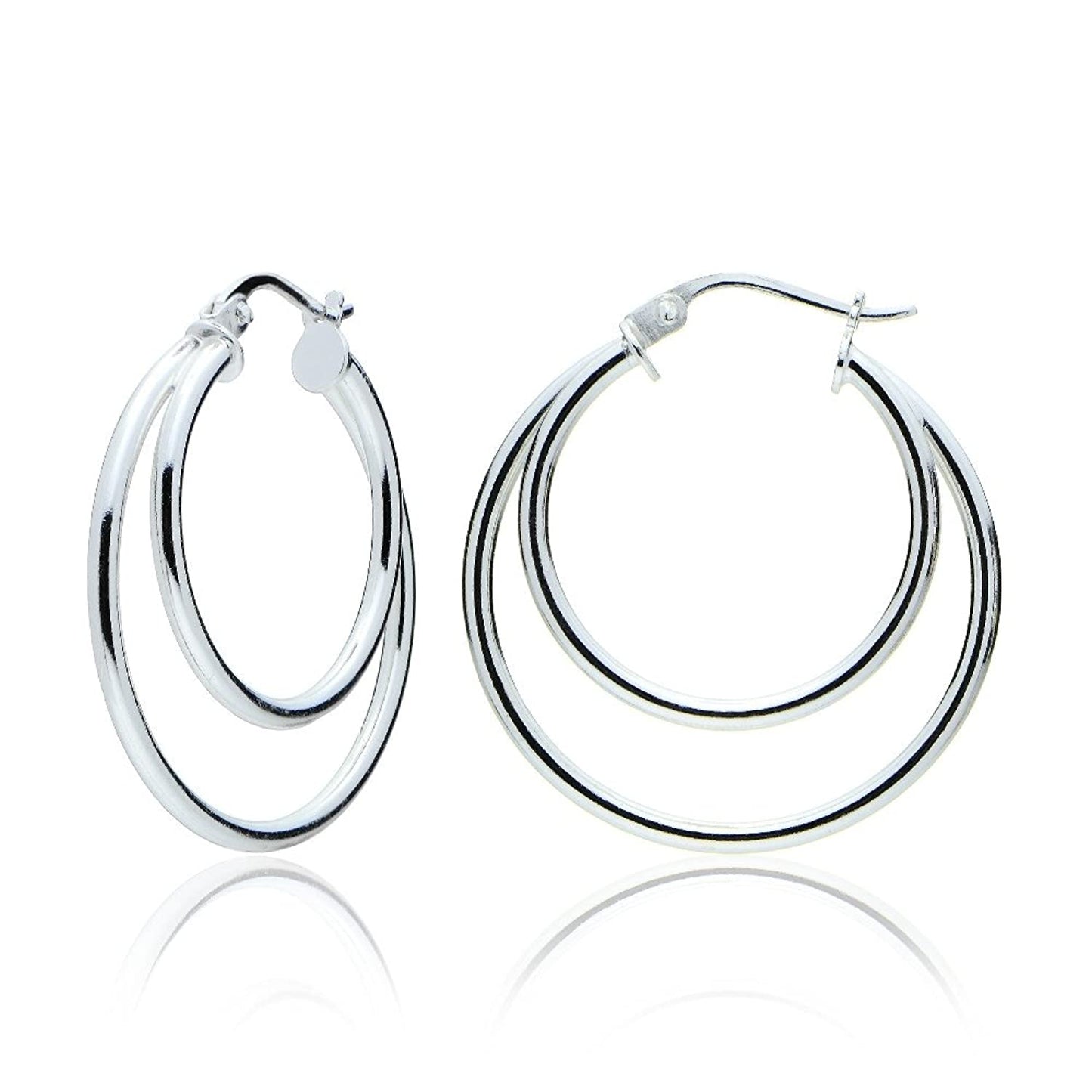 Double Circle Earrings