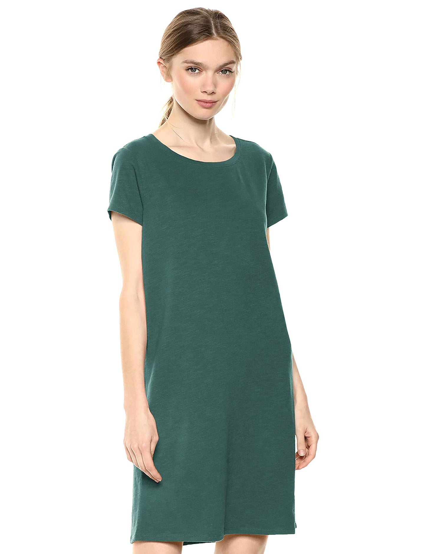 Crewneck Cotton Dress