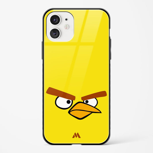 Angry Birds   Yellow Minimalist Glass Case Phone Cover