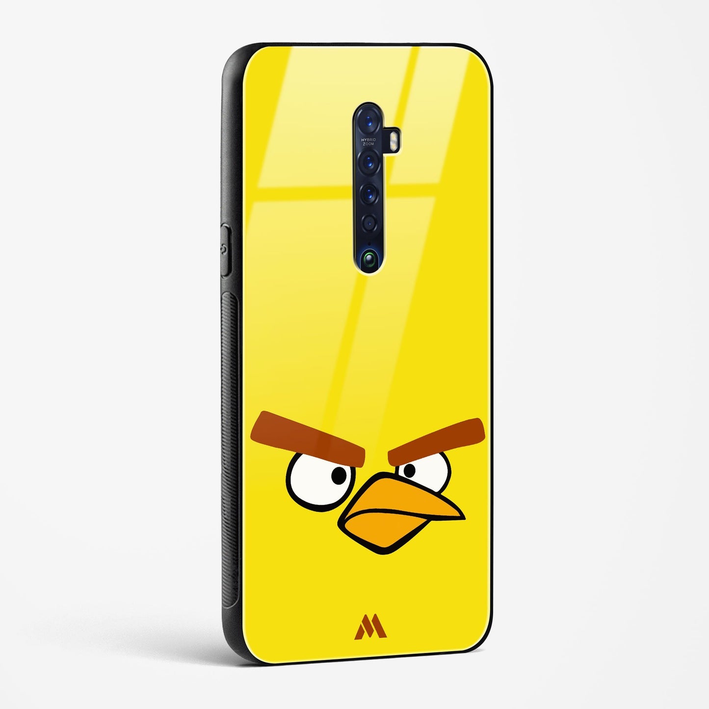 Angry Birds   Yellow Minimalist Glass Case Phone Cover