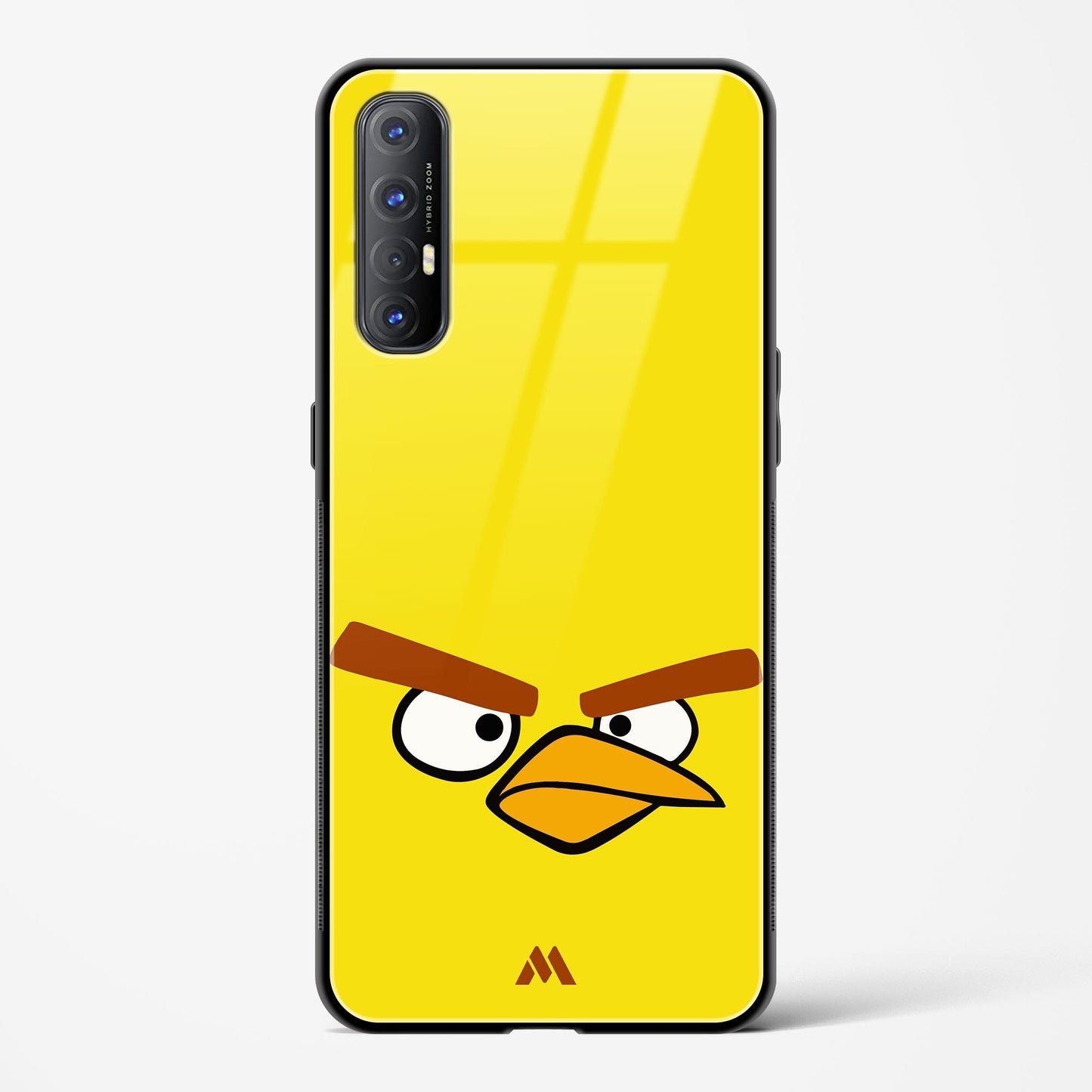 Angry Birds   Yellow Minimalist Glass Case Phone Cover