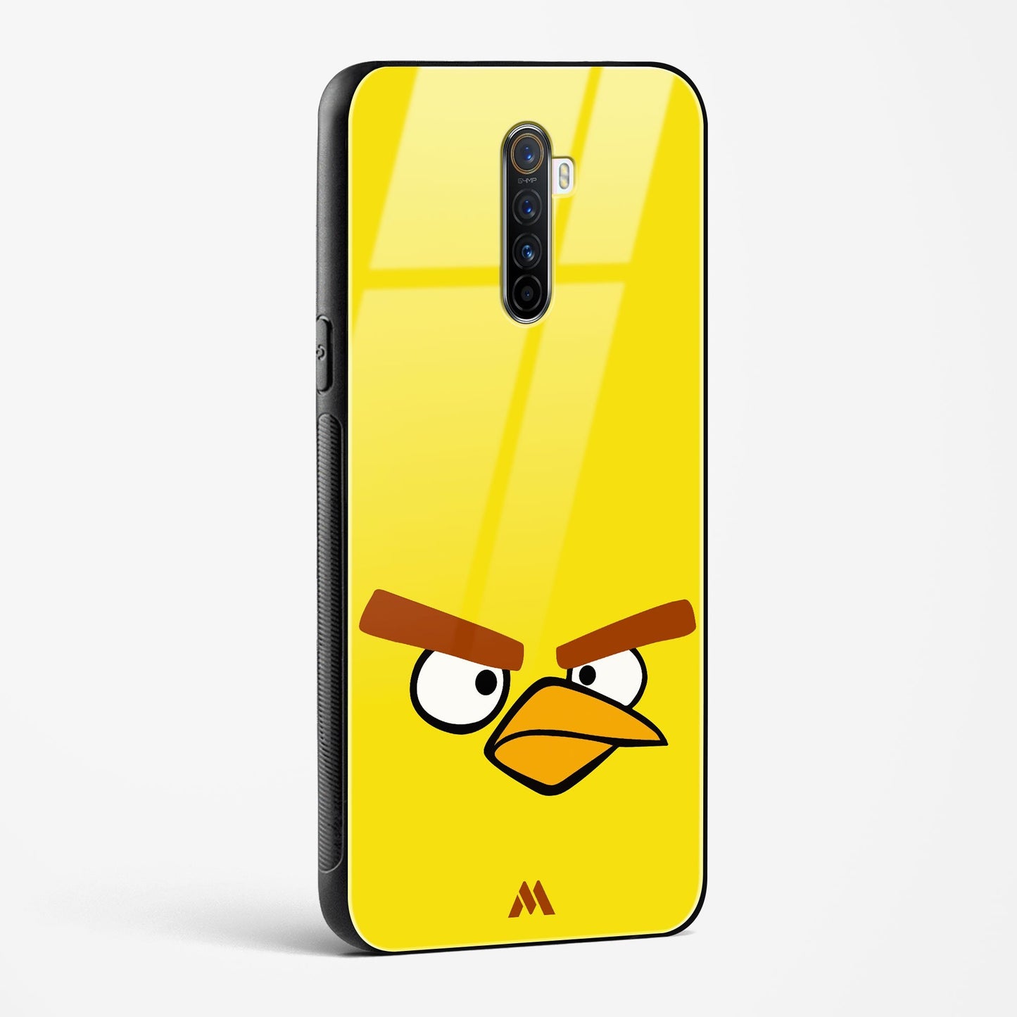 Angry Birds   Yellow Minimalist Glass Case Phone Cover