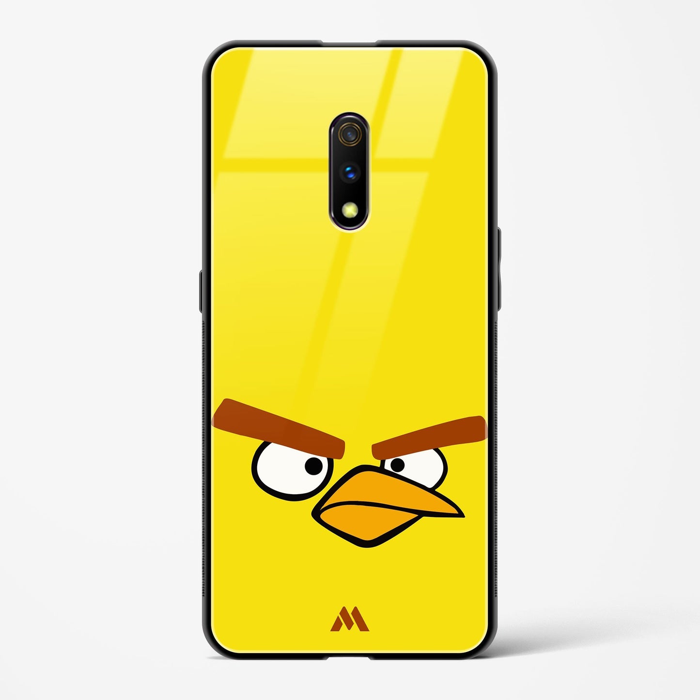 Angry Birds   Yellow Minimalist Glass Case Phone Cover