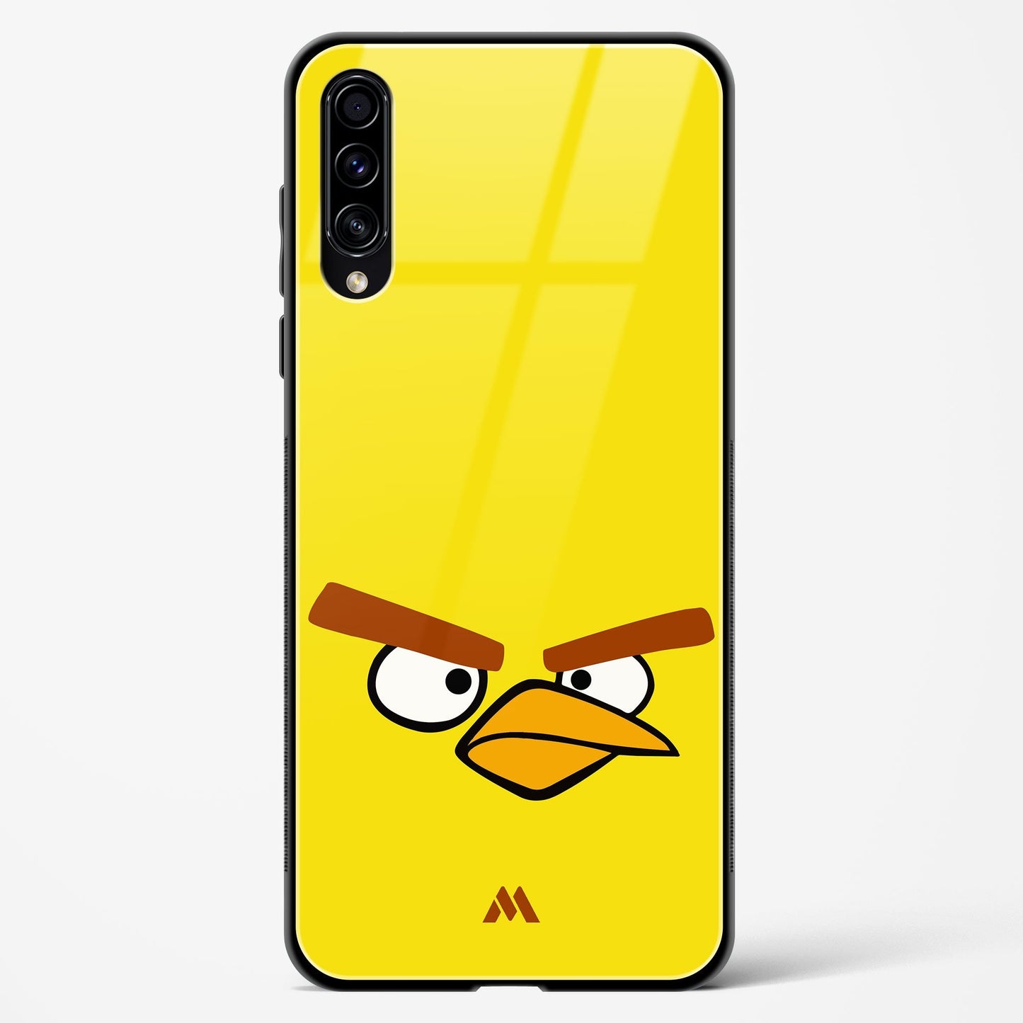 Angry Birds   Yellow Minimalist Glass Case Phone Cover