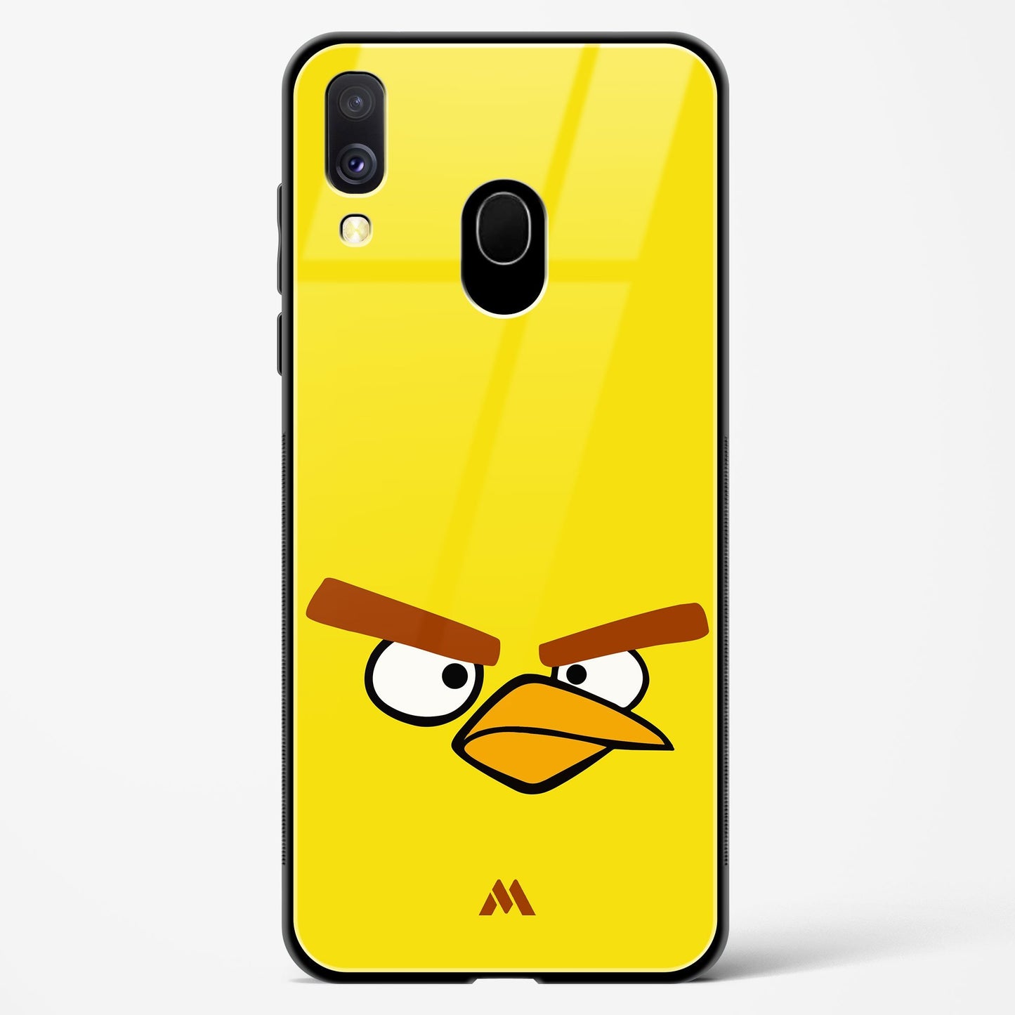 Angry Birds   Yellow Minimalist Glass Case Phone Cover
