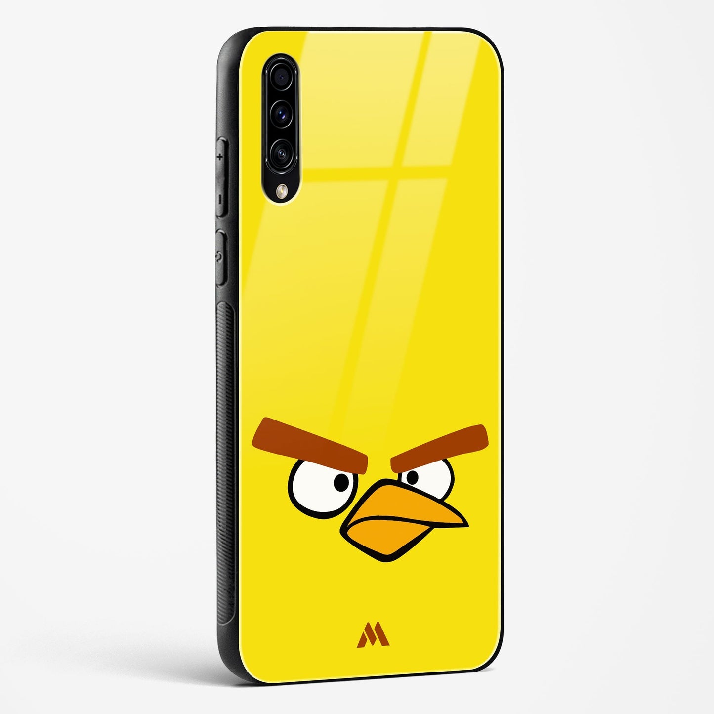 Angry Birds   Yellow Minimalist Glass Case Phone Cover