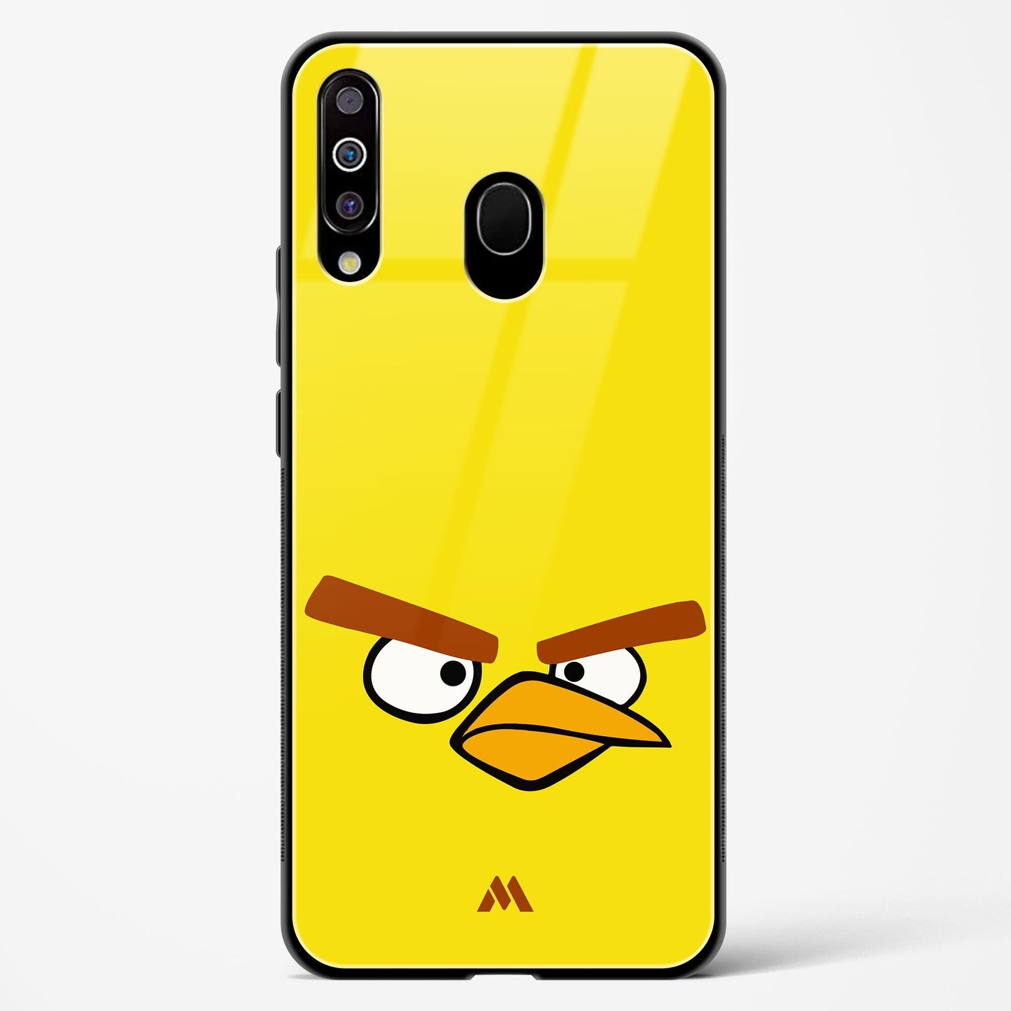 Angry Birds   Yellow Minimalist Glass Case Phone Cover