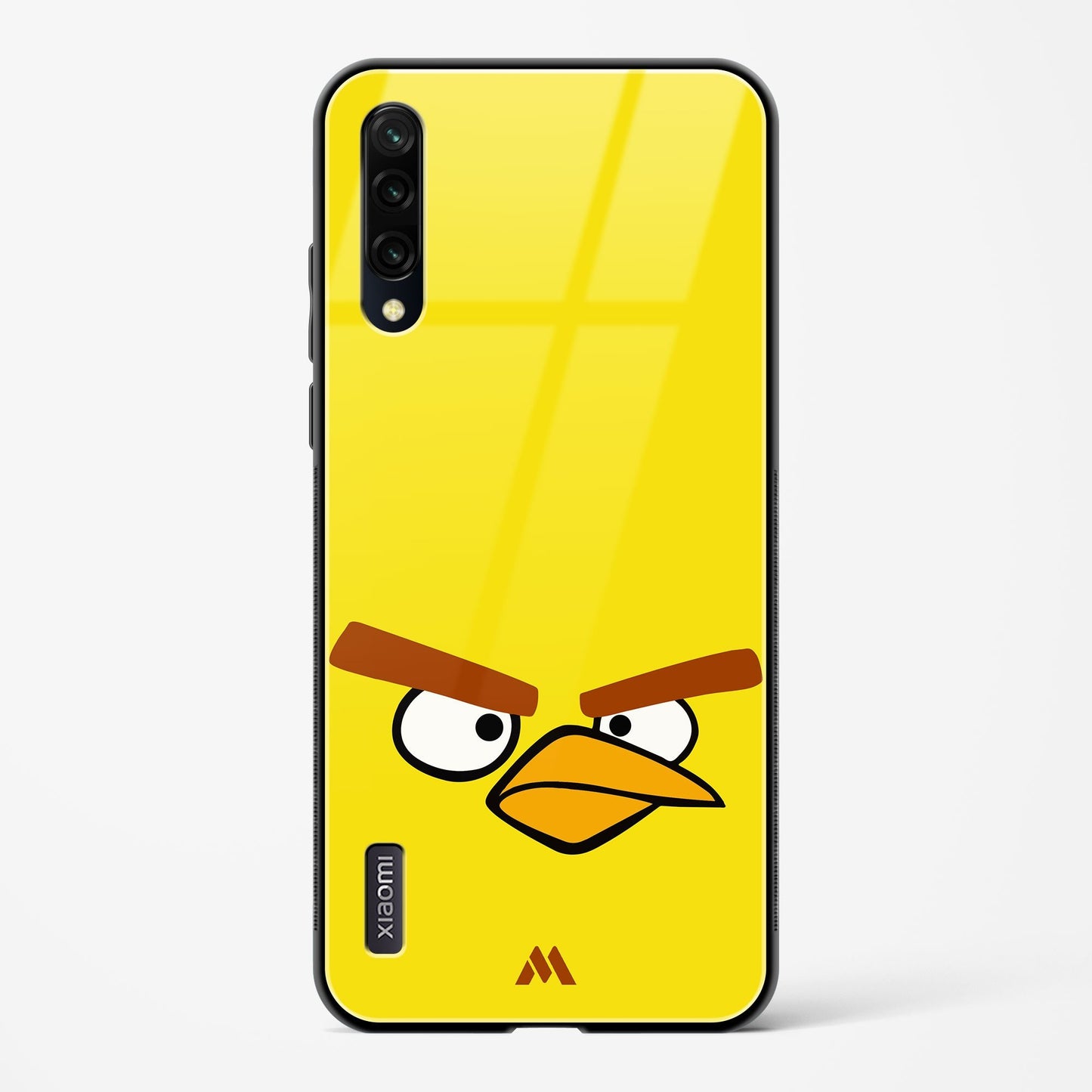 Angry Birds   Yellow Minimalist Glass Case Phone Cover