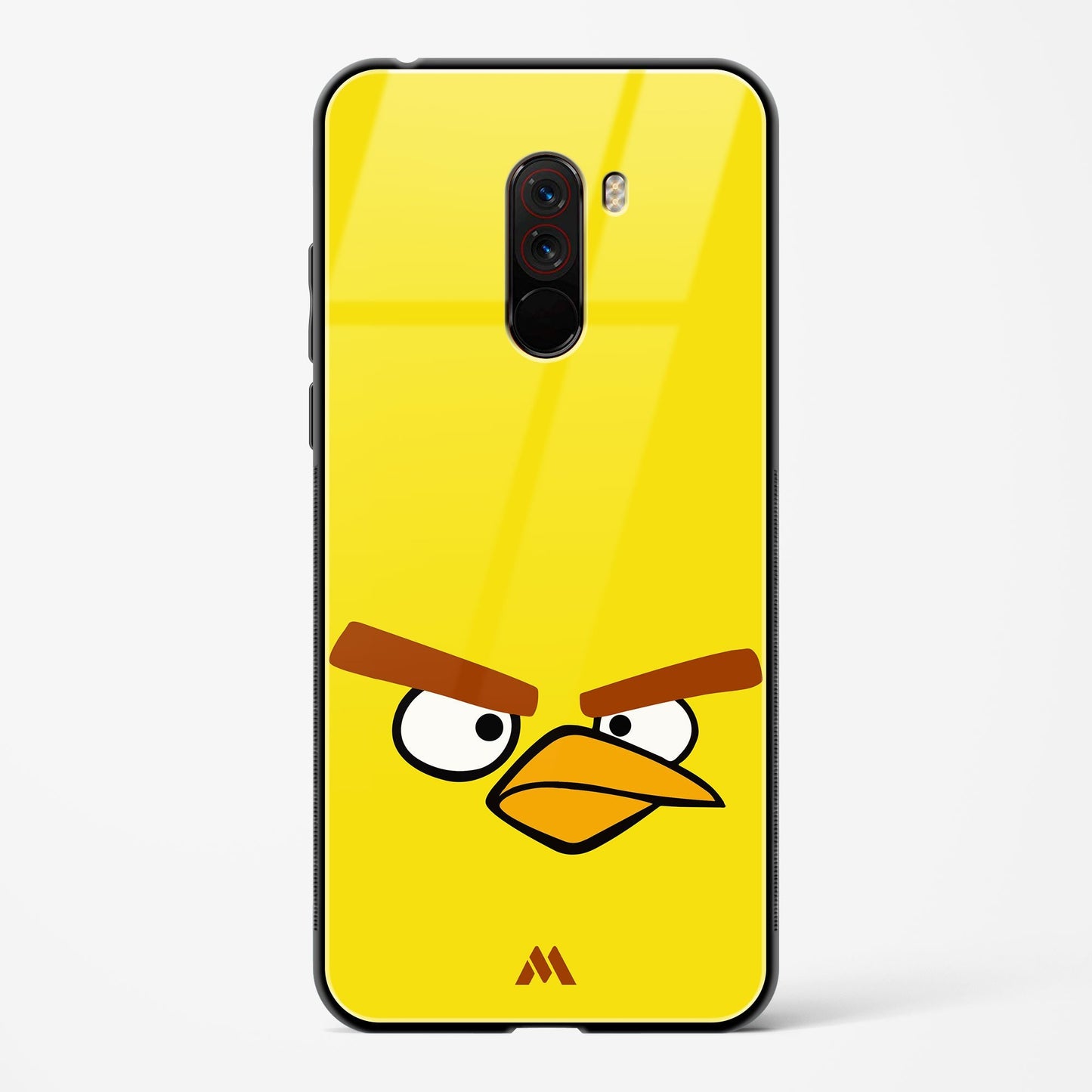 Angry Birds   Yellow Minimalist Glass Case Phone Cover