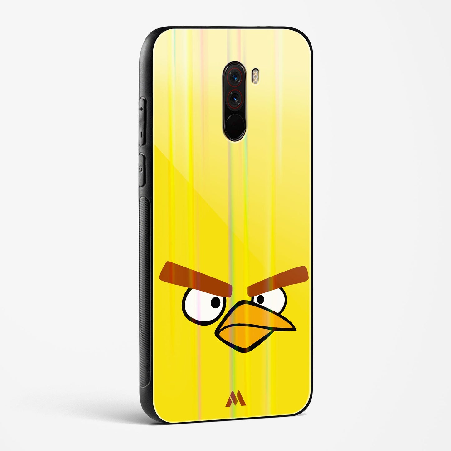 Angry Birds   Yellow Minimalist Glass Case Phone Cover