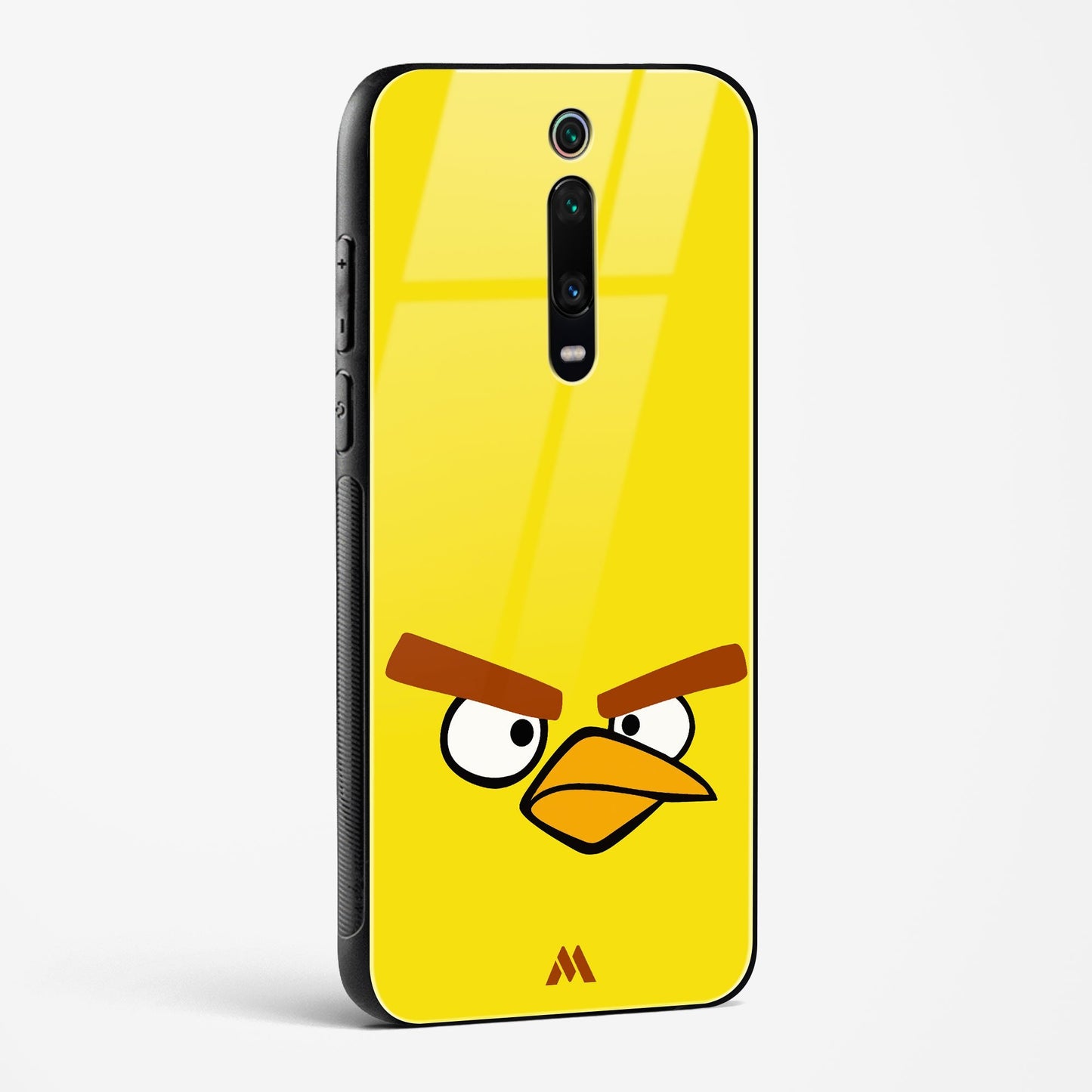Angry Birds   Yellow Minimalist Glass Case Phone Cover