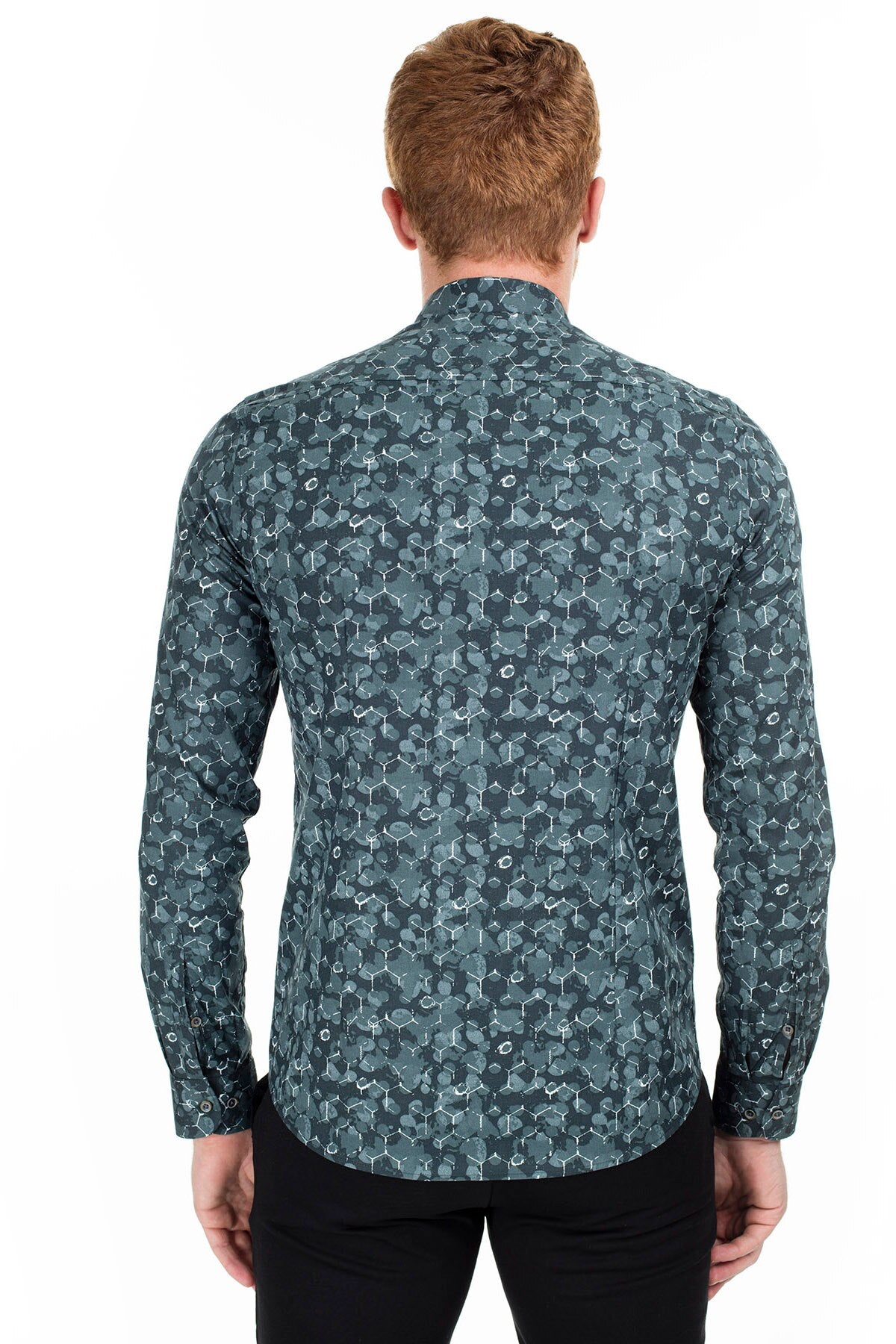 Dark Pattern Silk Shirt